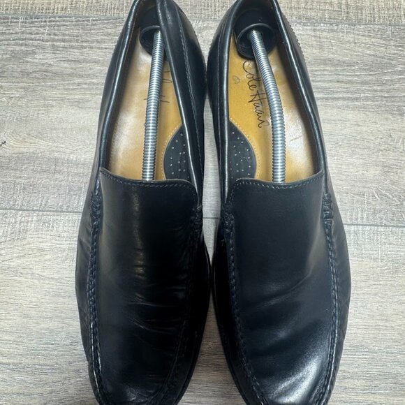 Cole Haan Black Leather Loafers Men's Size 13 - Picture 2 of 7